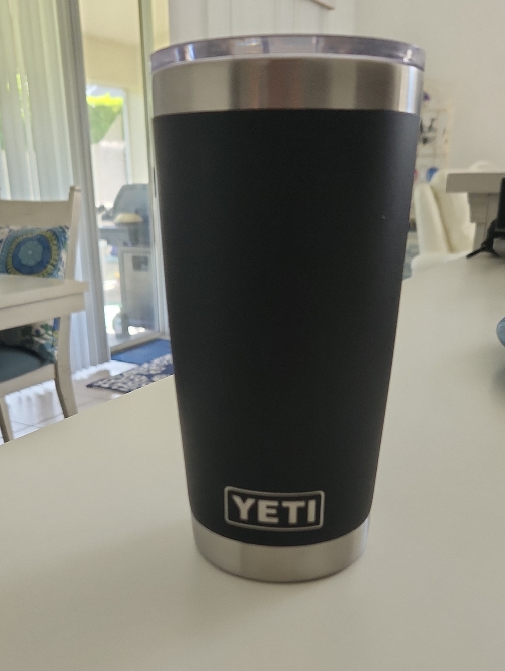 Yeti Black Stainless Steel Insulated Tumbler